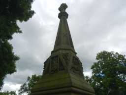 Top of Colliery Disaster Memorial in York Hill Cemetery July 2016